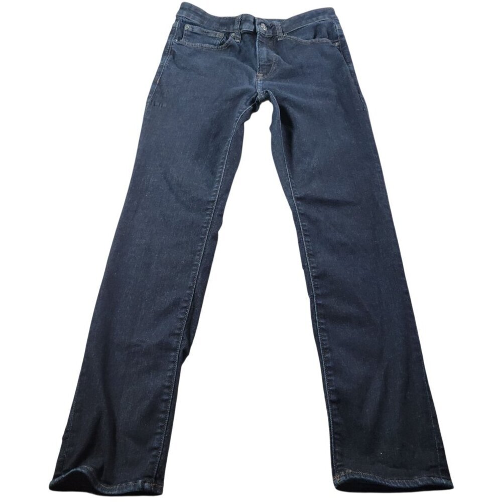 Express Jeans Mens 30x31 Tag 30x32 Dark Wash Cotton Slim Fit Denim